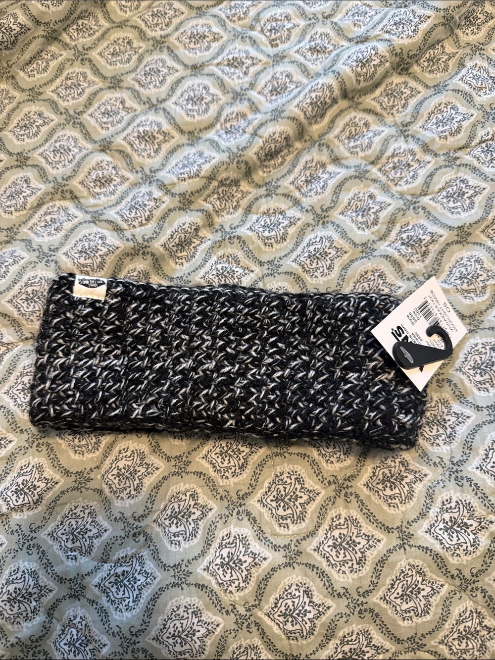 Black & White Knit Headband